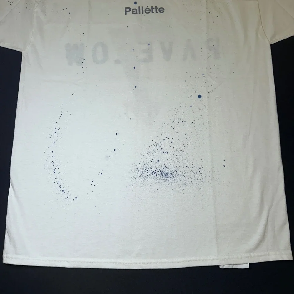 Pallette‎ Pavelow Champion T-Shirt Mens L Lightning Bolt White Essentials 18-19 - Picture 7 of 13